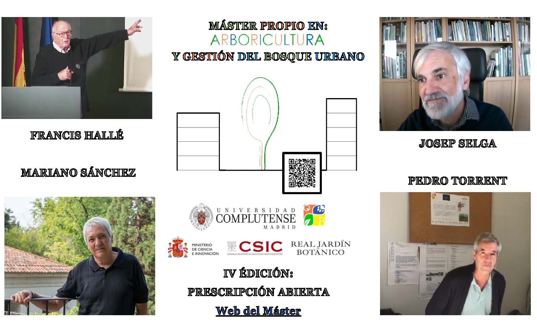 V edición del Master propio en: Arboricultura y Gestión del Bosque Urbano
